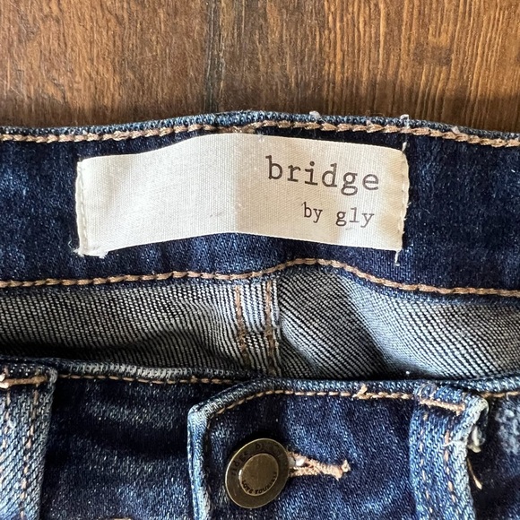 Bridge by Gly Hudson Mid-Rise Skinny Stretch Jean SZ 25/0 - Picture 6 of 9